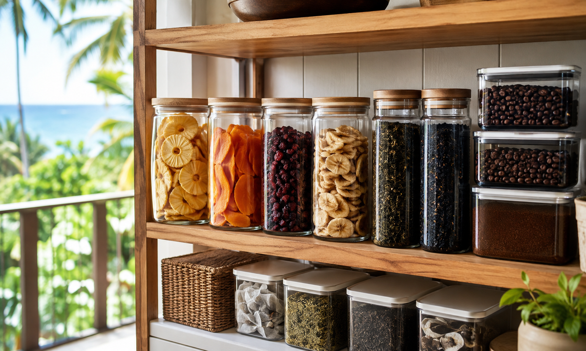 How to Store Dried Fruit, Tea and Coffee in Hawaii's Humid Climate