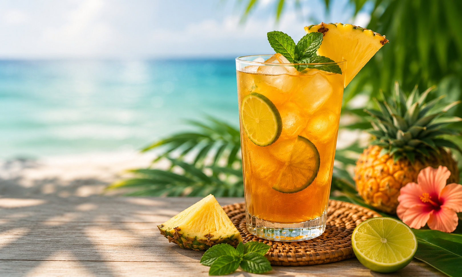 Pineapple Iced Tea Mocktail Recipe: A Refreshing Taste of the Tropics