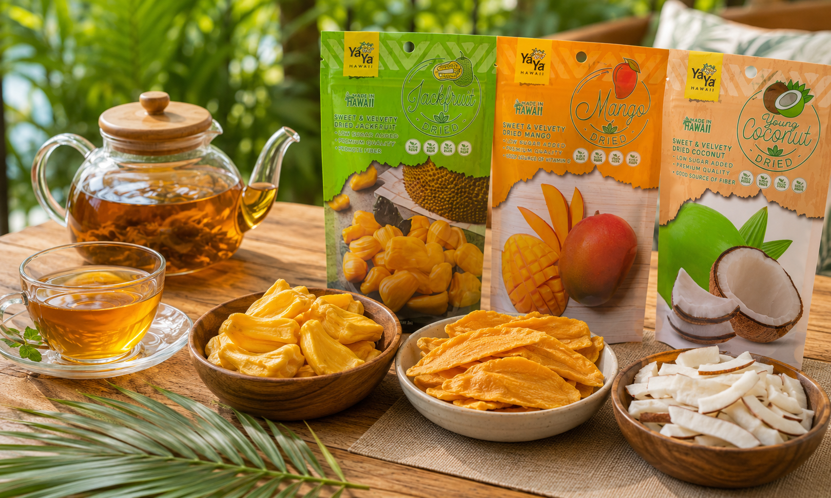 The Perfect Afternoon Snack: Tea and Tropical Dried Fruit